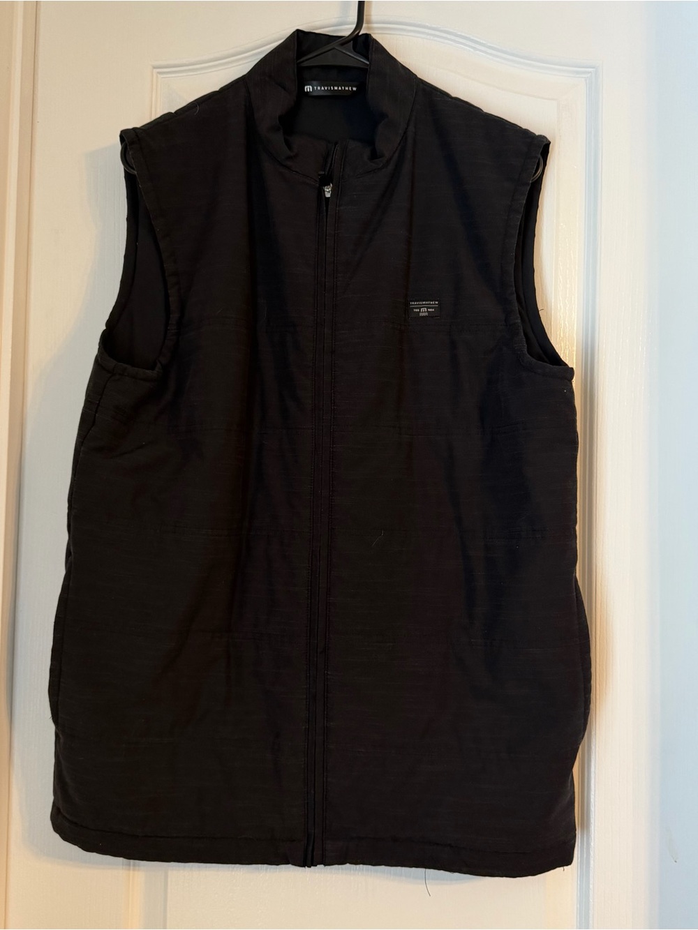 Travis Mathew Black Zip Vest